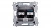 Simon 54 Gniazdo teleinformatyczne RJ45 kat.5e + RJ12 antracyt D5T.01/48